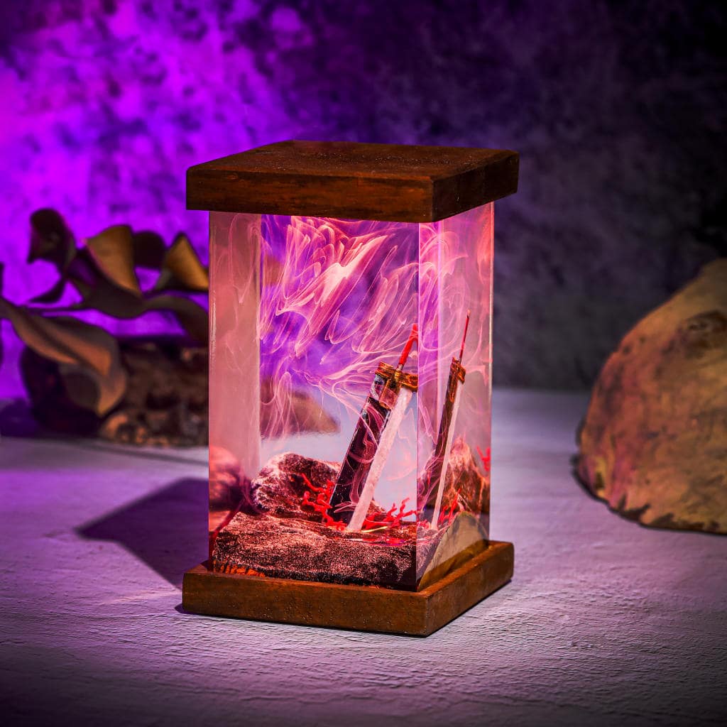 Final Fantasy Buster Sword Epoxy Lamp – Egoartbyvan