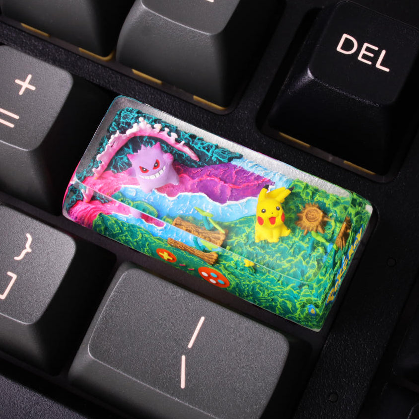 Gengar & Pikachu Pokémon Shift Keycap