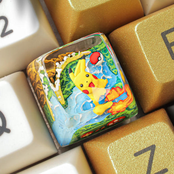 Pikachu Pokémon Artisan Keycap