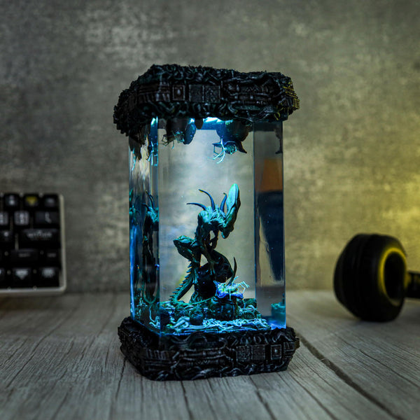 Xenomorph Vs Predator Diorama Lamp