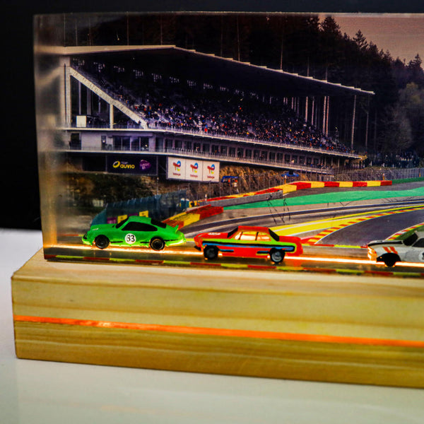 Car Racing Diorama Night Lamp