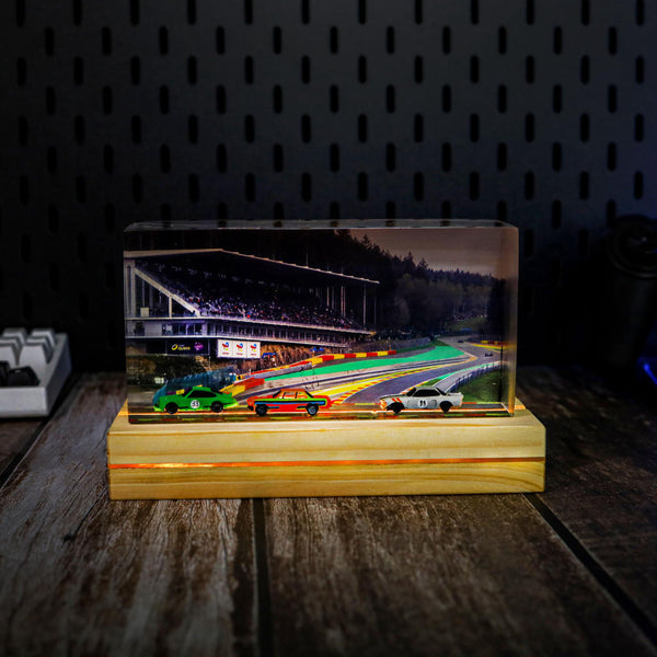 Car Racing Diorama Night Lamp