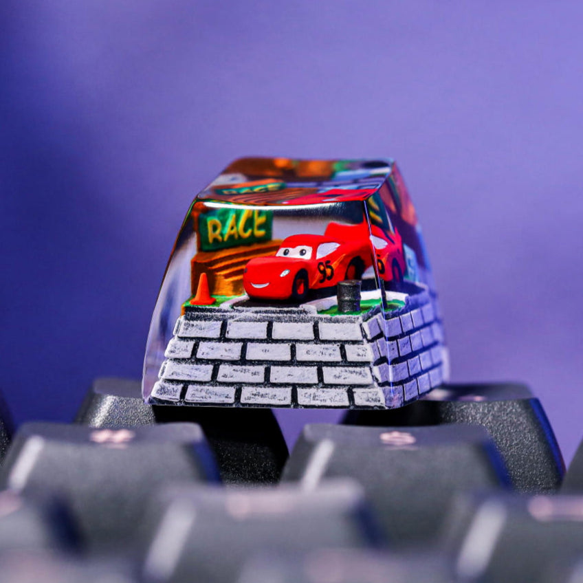 Cars Lightning McQueen Keycap – Egoartbyvan