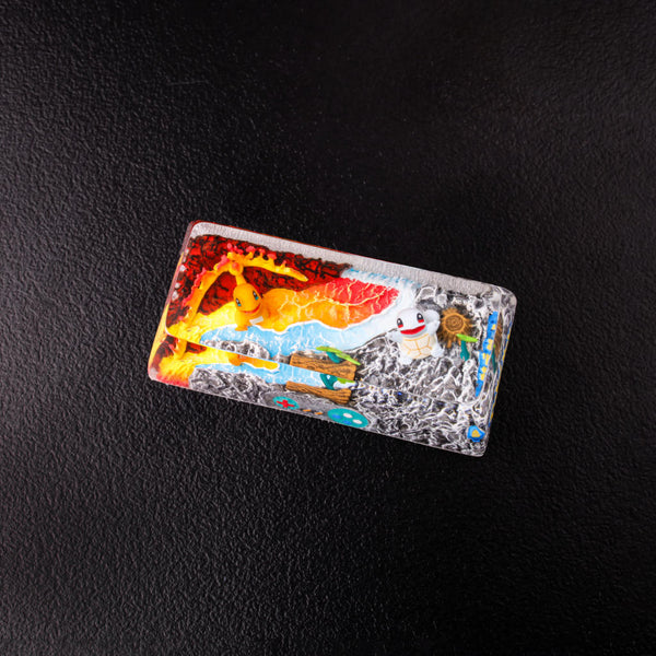 Pikachu & Squirtle Pokémon Shift Keycap