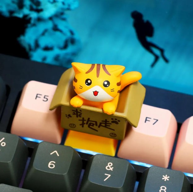 Cute cat keycap ver 2