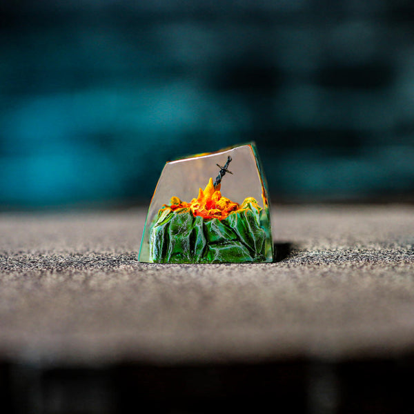 Dark Souls Fire Glowing Sword Keycap