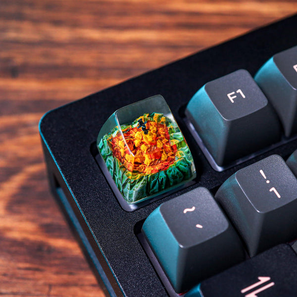 Dark Souls Fire Glowing Sword Keycap