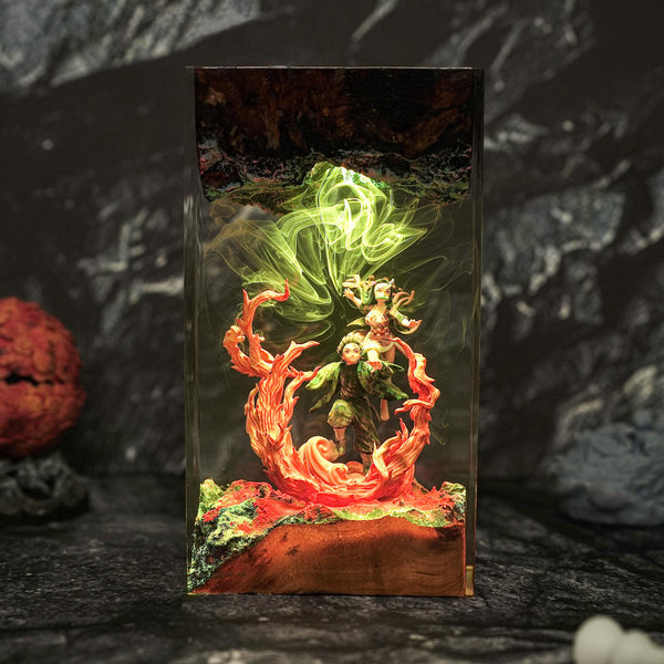 Demon Slayer Tanjiro & Nezuko Lamp Ver 2