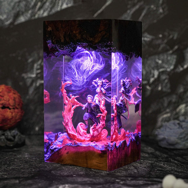 Demon Slayer Tanjiro & Nezuko Lamp Ver 2