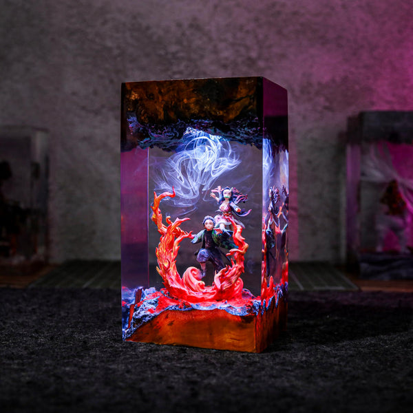 Demon Slayer Tanjiro & Nezuko Lamp Ver 2