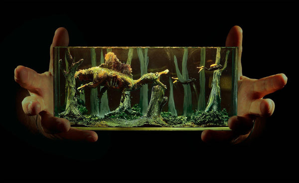 Diorama Zombie Spinosaurus Night Light Ver 1