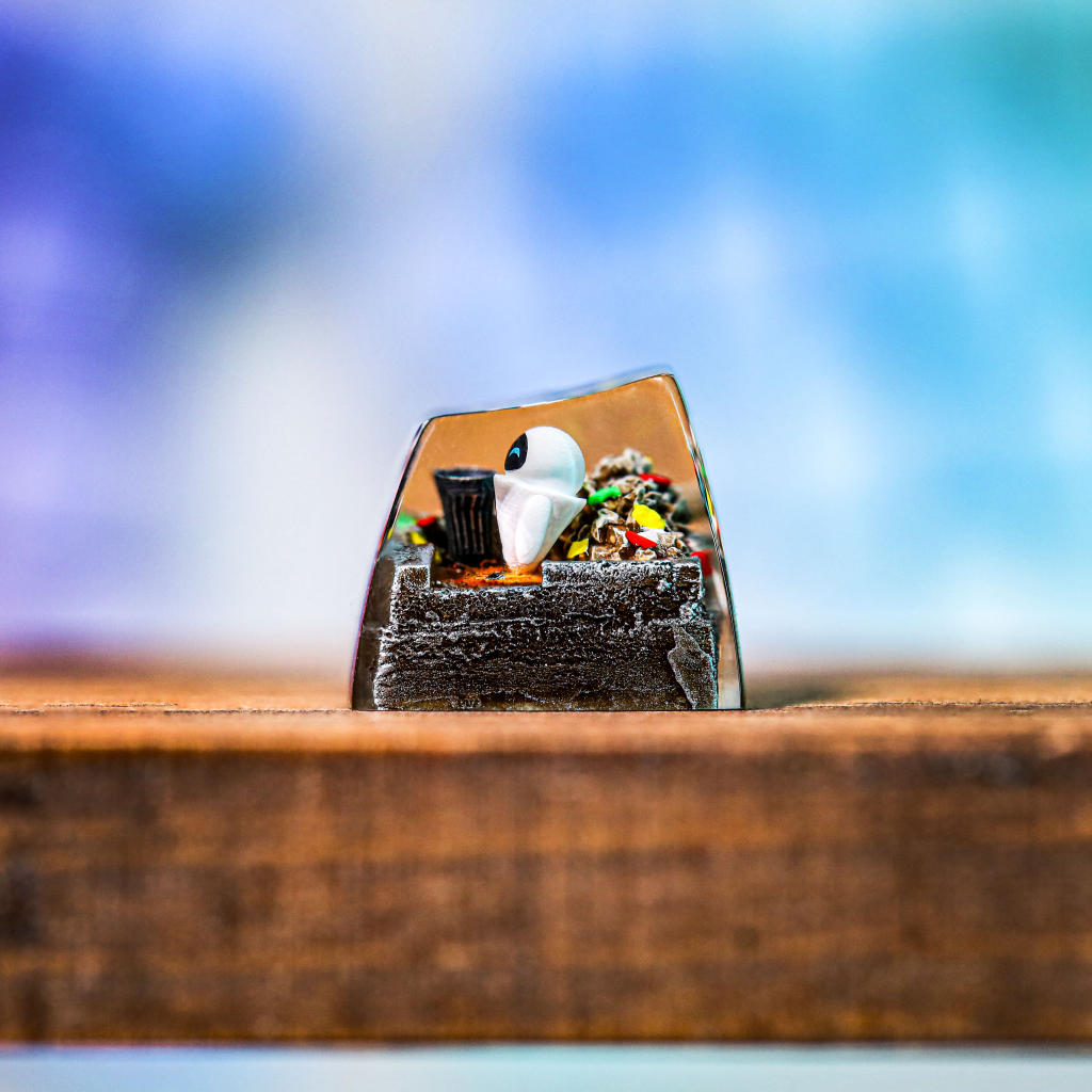 WALL-E Eve Artisan Keycap