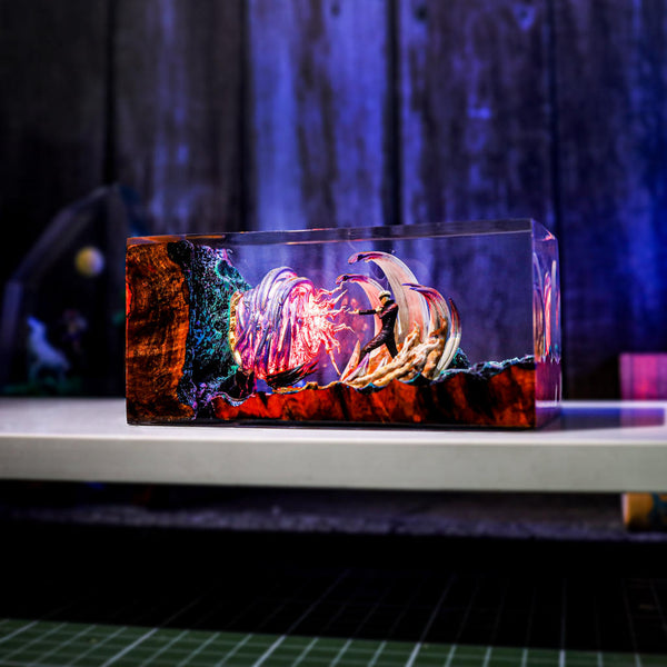 Sorcerer's Power Dark Fantasy Lamp
