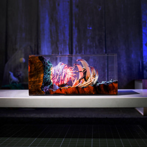 Sorcerer's Power Dark Fantasy Lamp