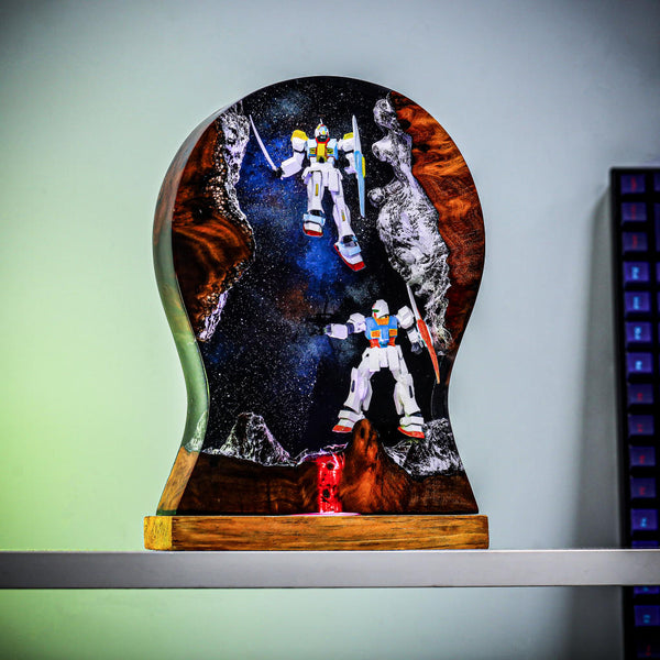 Gundam Night Light & Headphone Stand