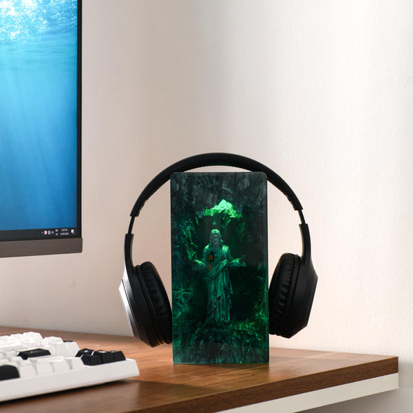 Jesus Resin Wood Night Lights & Headphone Stand