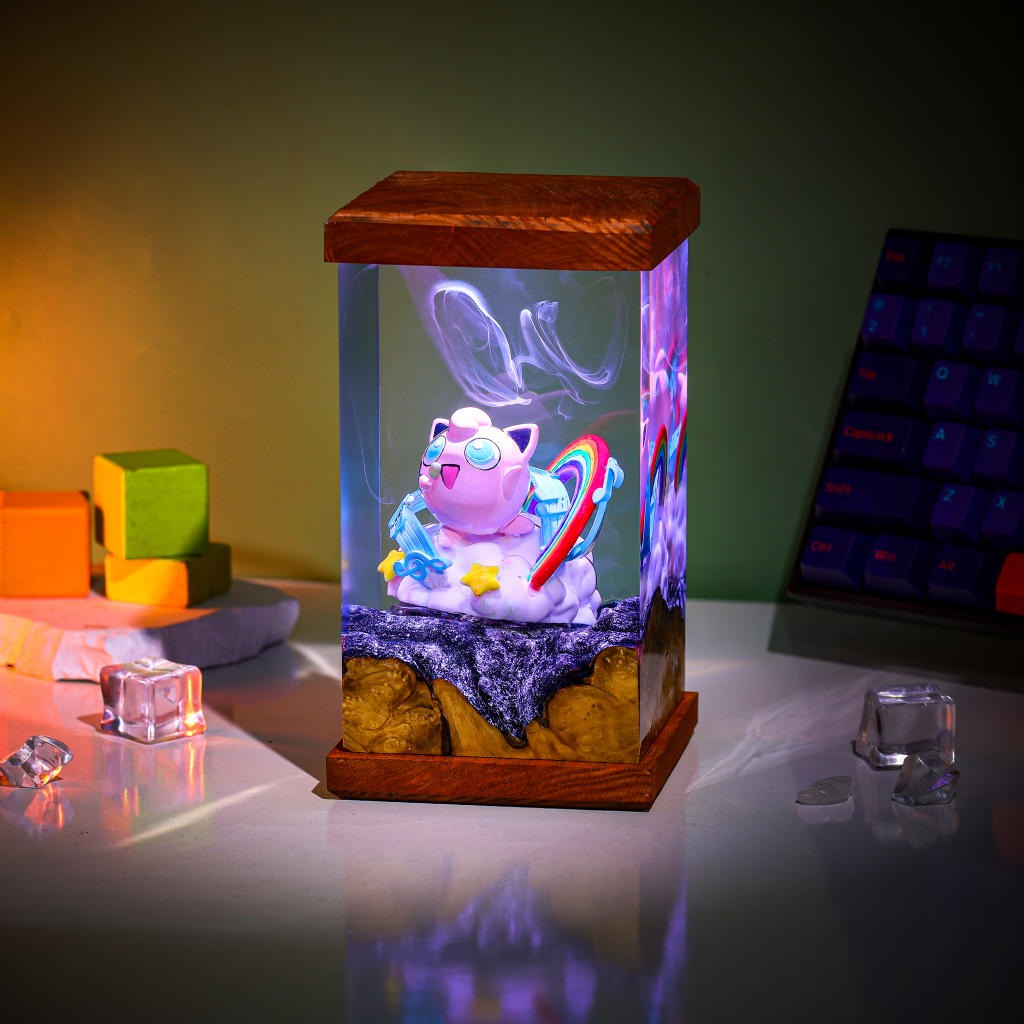 Jigglypuff Pokémon Resin Lamp – Egoartbyvan