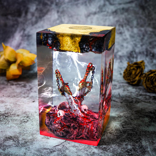 Kratos Blades of Chaos God of War Lamp