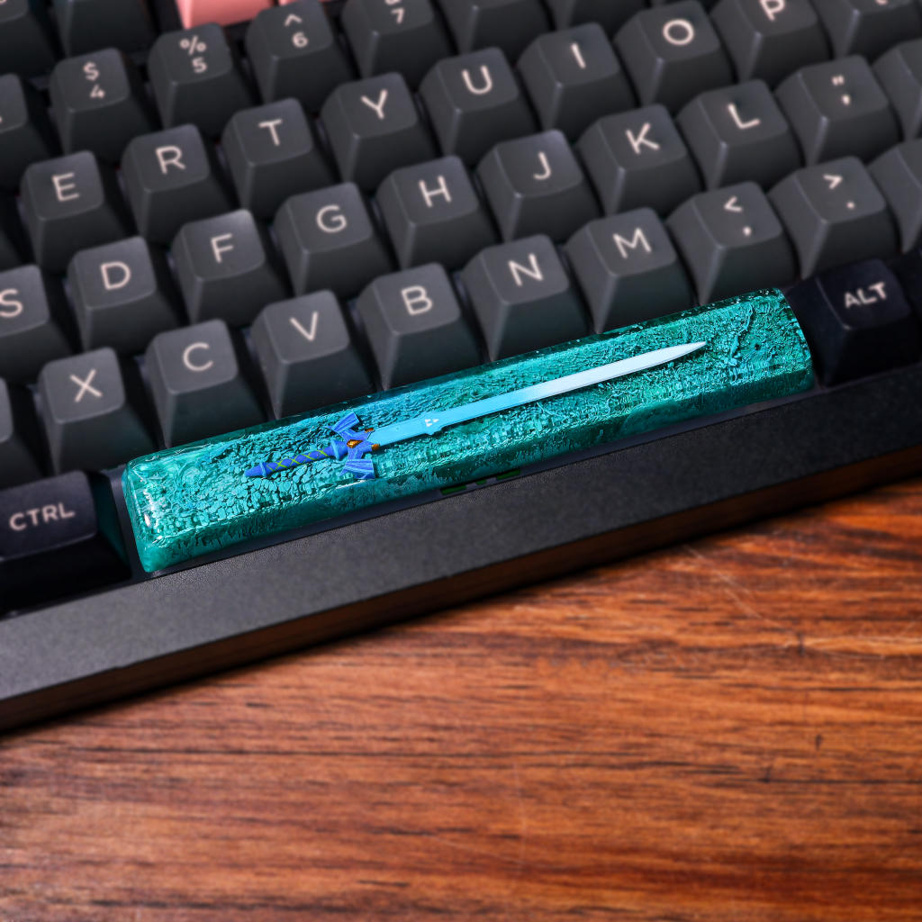 Legend of Zelda Master Sword Spacebar Keycap – Egoartbyvan