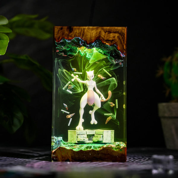 MEWTWO Epoxy Lamp