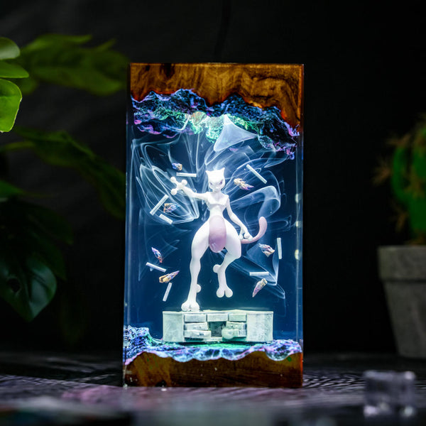 MEWTWO Epoxy Lamp