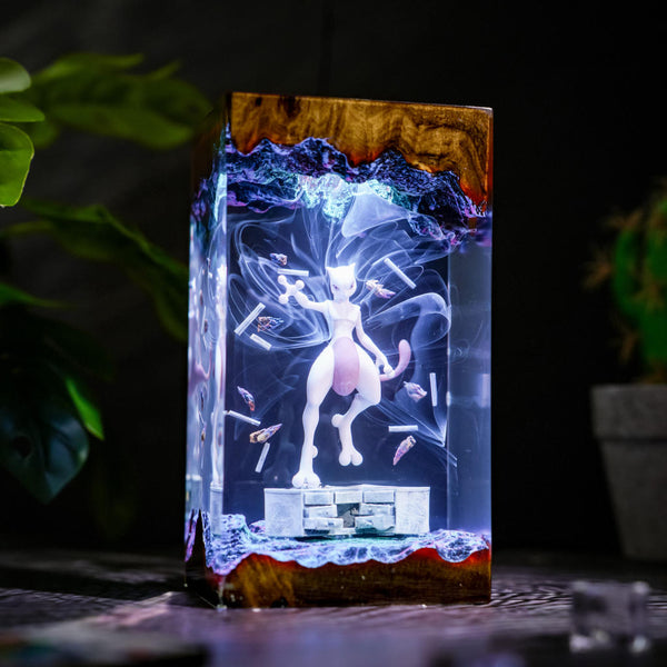 MEWTWO Epoxy Lamp