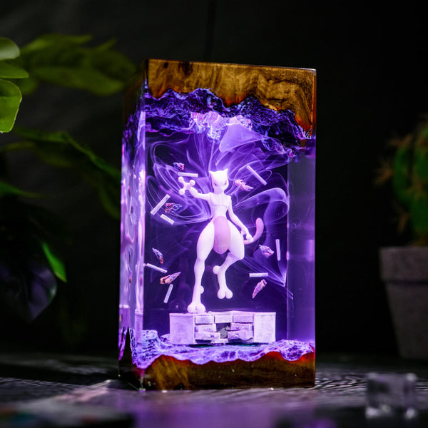MEWTWO Epoxy Lamp