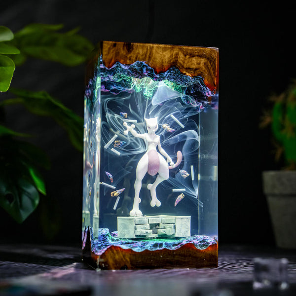 MEWTWO Epoxy Lamp