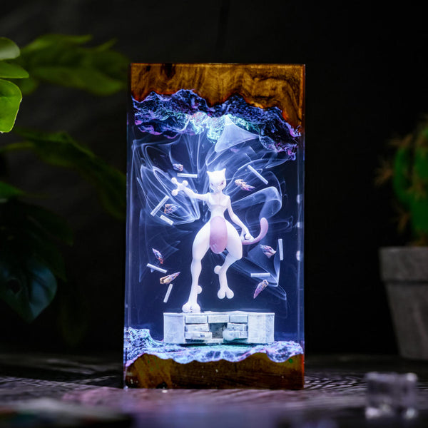 MEWTWO Epoxy Lamp