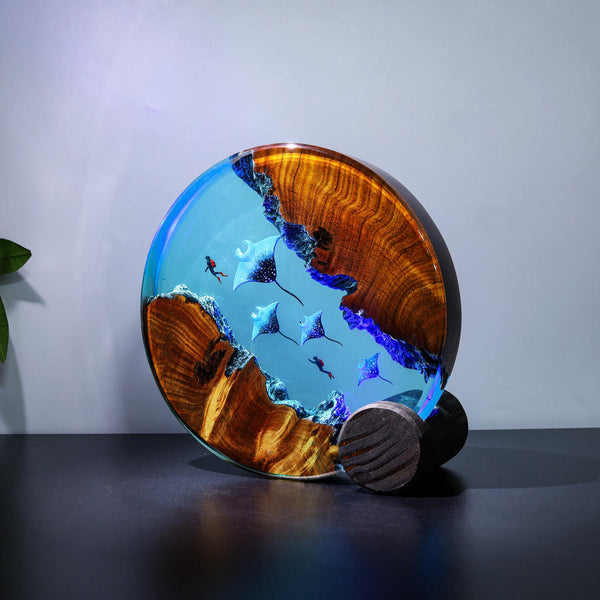 Mariana Trench Adventure Epoxy Lamp