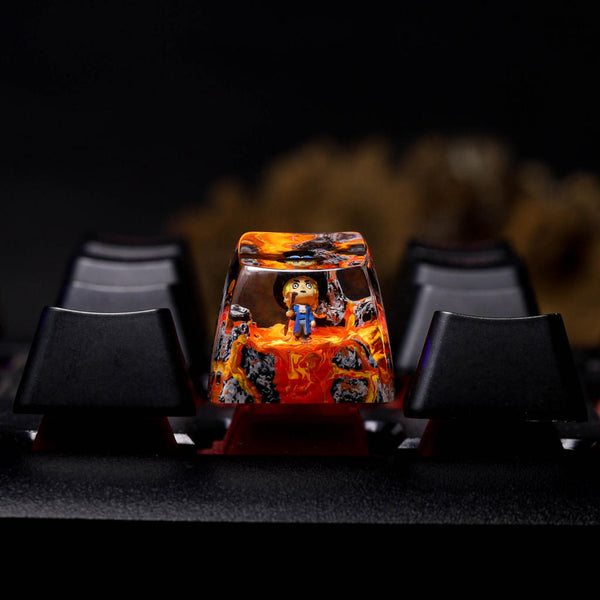 Key Cap Rasin One Piace One Piece resin keycap - ACE – Egoartbyvan