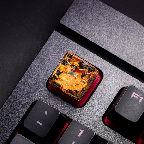 Key Cap Rasin One Piace One Piece resin keycap - ACE – Egoartbyvan