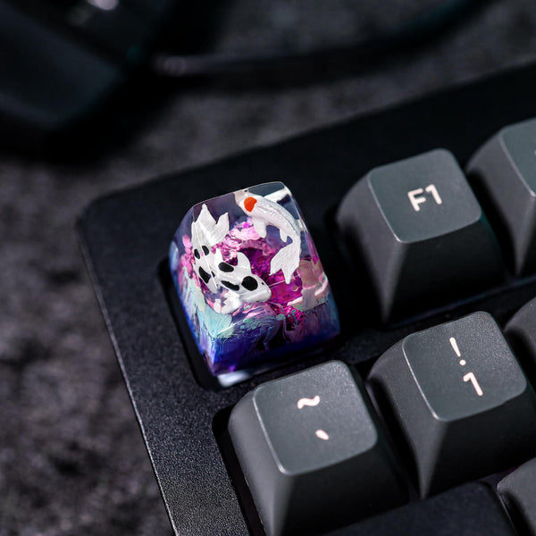 Purple Koi Artisan Keycap