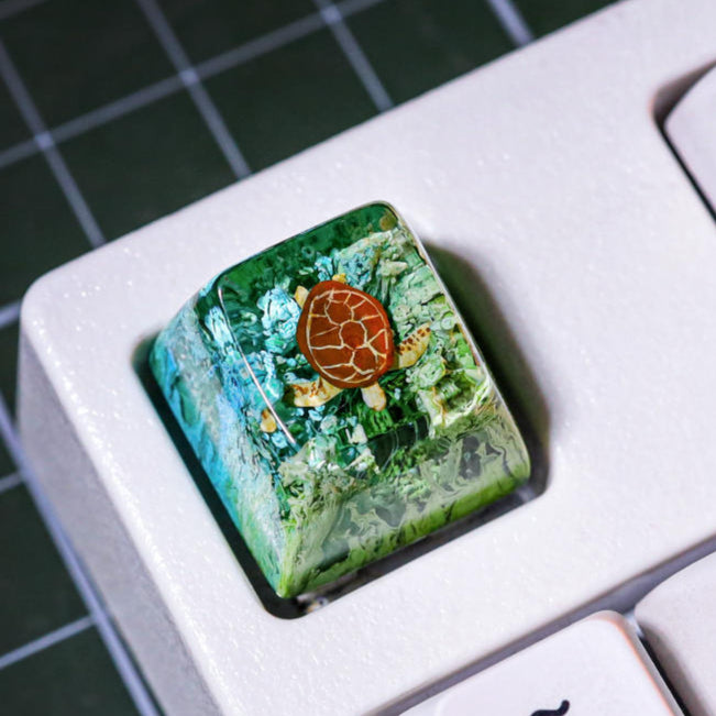 Turtle Keycap Sea Turtle Artisan Keycap – Egoartbyvan