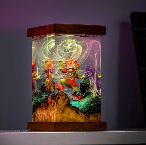 Skullkid Zelda Epoxy Night Light