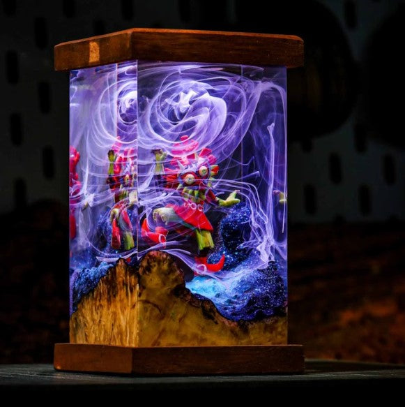 Skullkid Zelda Epoxy Night Light