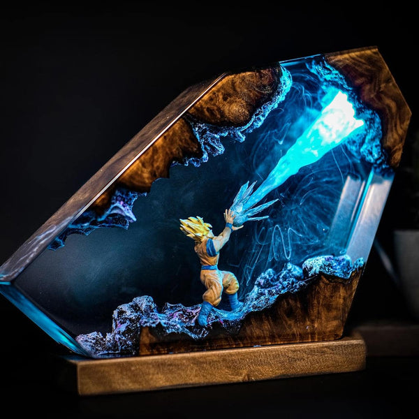 Son Goku Dragon Ball Epoxy Lamp