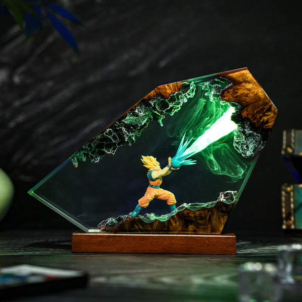 Son Goku Dragon Ball Epoxy Lamp