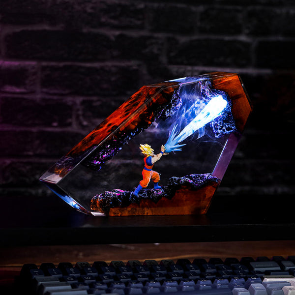 Son Goku Dragon Ball Epoxy Lamp