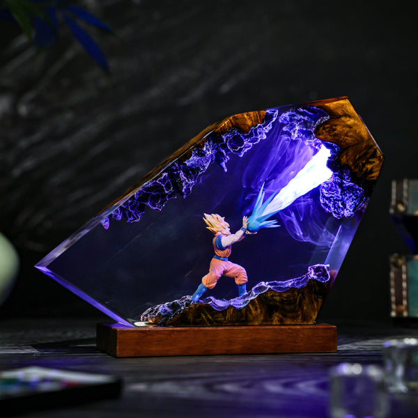 Son Goku Dragon Ball Epoxy Lamp