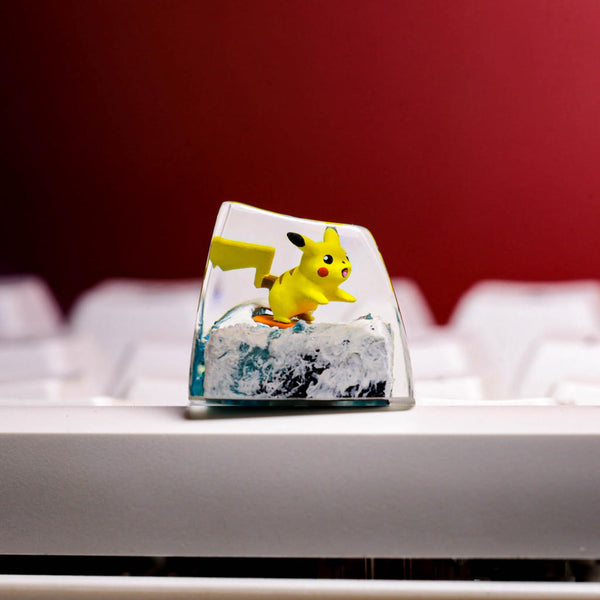 Surfing Pikachu Pokemon Keycap