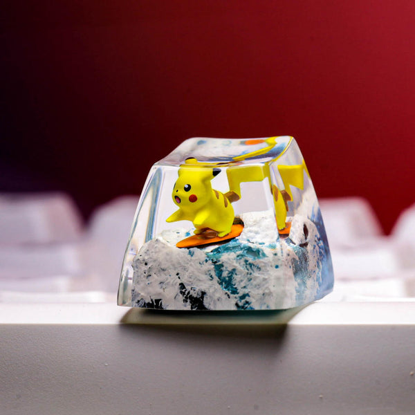 Surfing Pikachu Pokemon Keycap