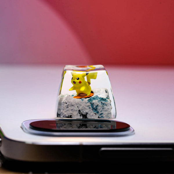 Surfing Pikachu Pokemon Keycap