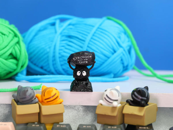 Susuwatari Soot Spirit artisan keycap