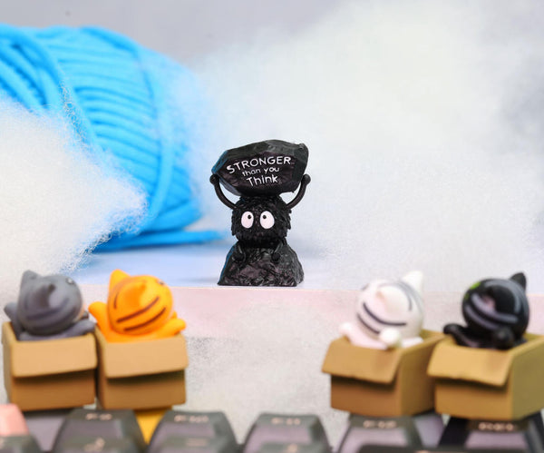 Susuwatari Soot Spirit artisan keycap