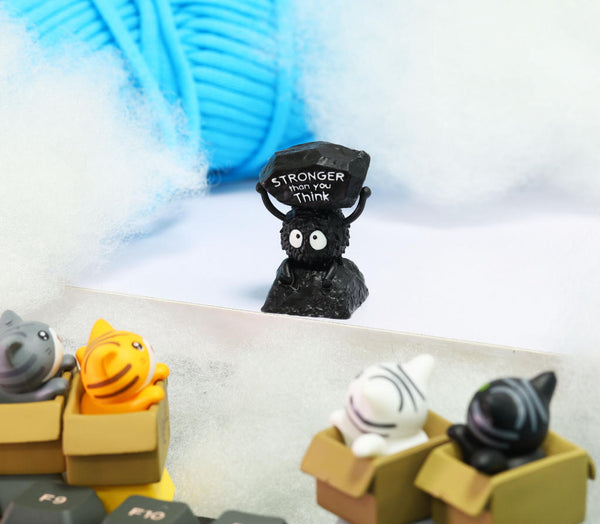 Susuwatari Soot Spirit artisan keycap
