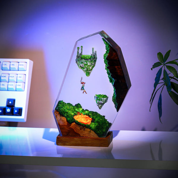 TOTK's Sky Islands in The Legend of Zelda Epoxy Lamp