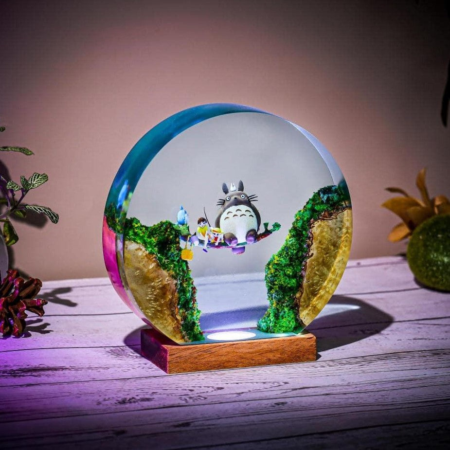 Totoro Resin Night Light Ver 3 - Circular