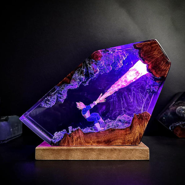 Vegeta Dragon Ball Epoxy Lamp