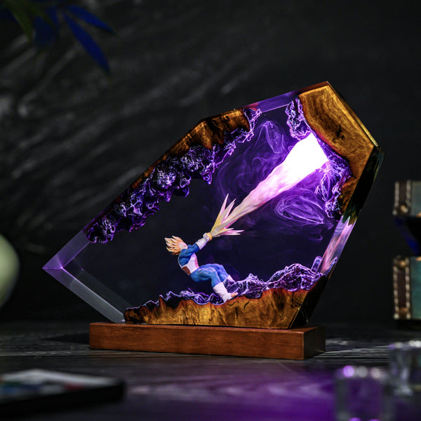 Vegeta Dragon Ball Epoxy Lamp